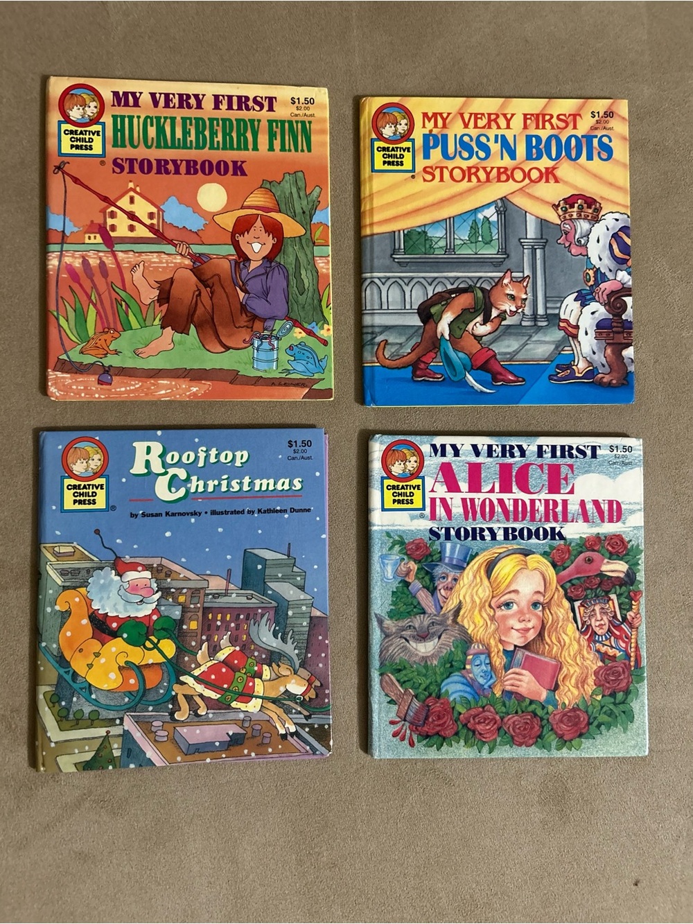 Vintage Bundle of 4 Childrens Books My Very First Storybook Bundle